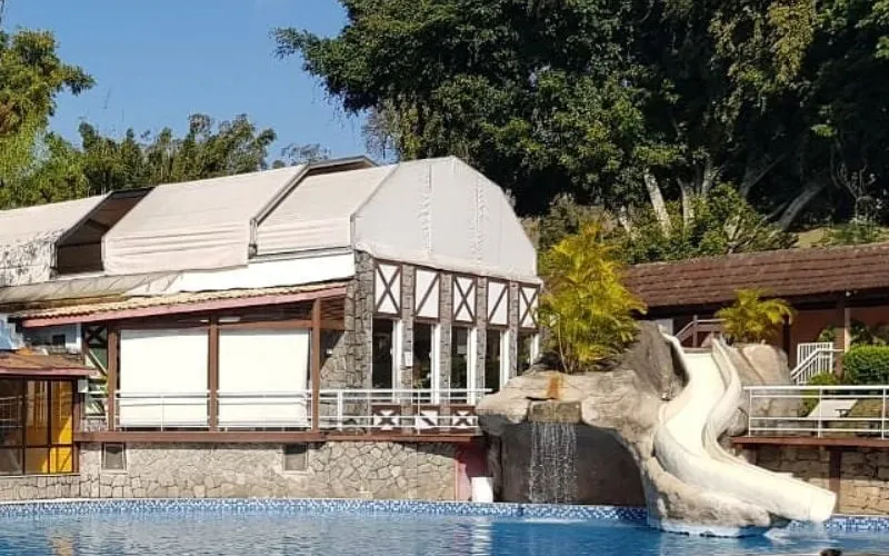 Toboágua do complexo aquático